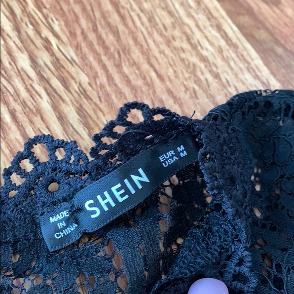 Slit Back Guipure Lace Bodycon Dress - Picture 7 of 7